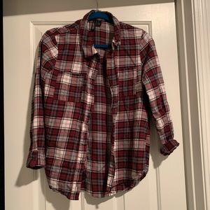 Light red flannel
